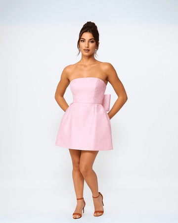 Crimson Mirage Mini Dress