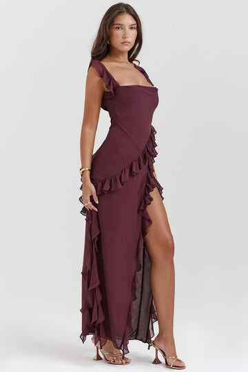Ruffle Dress Noble Aura