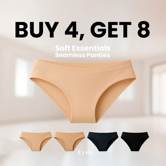 Soft Essentials Seamless Panties - Buy 4 Get 8