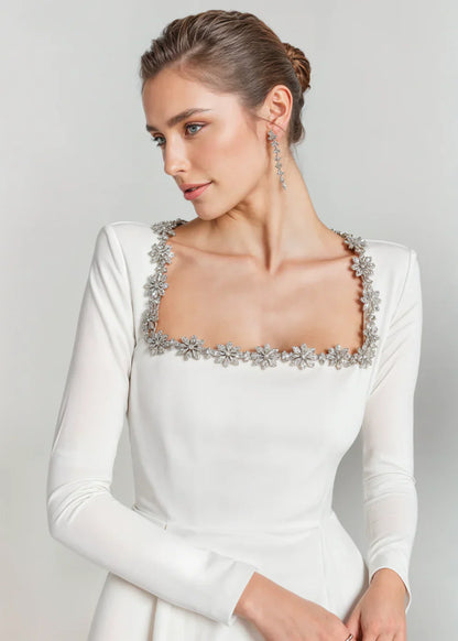 Velvet Mini Dress Quiet Luxury