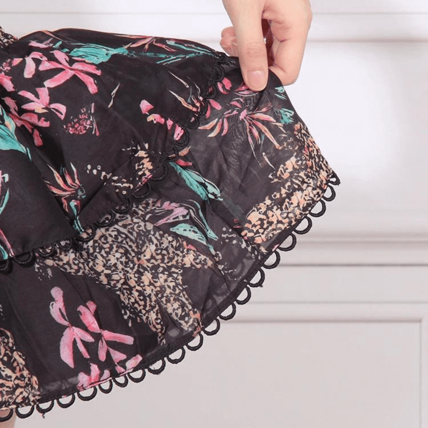 Lunar Veil Mini Dress