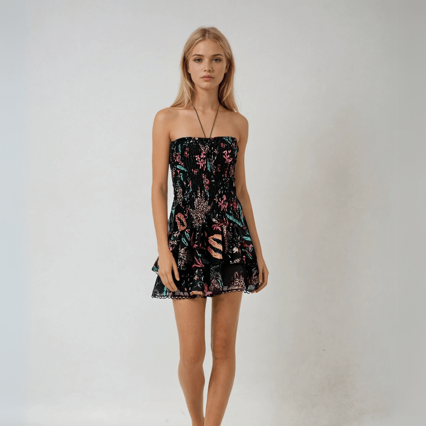 Lunar Veil Mini Dress