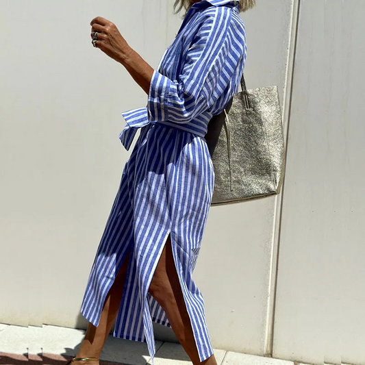 STRIPED DRESS SHIRT