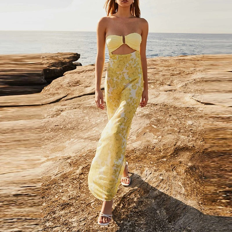 Sunlit Grace Maxi Dress