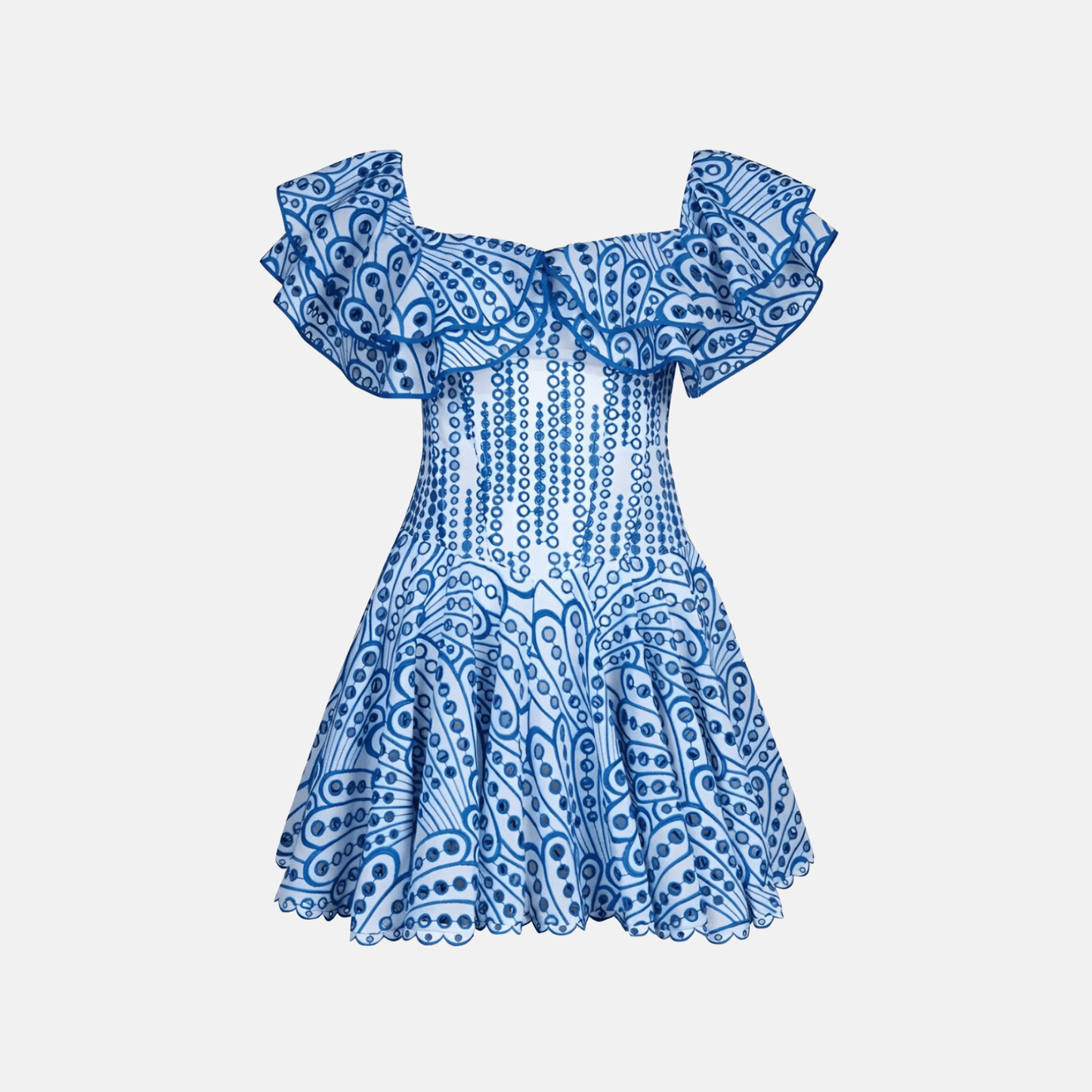 Twilight Ruffle Mini Dress