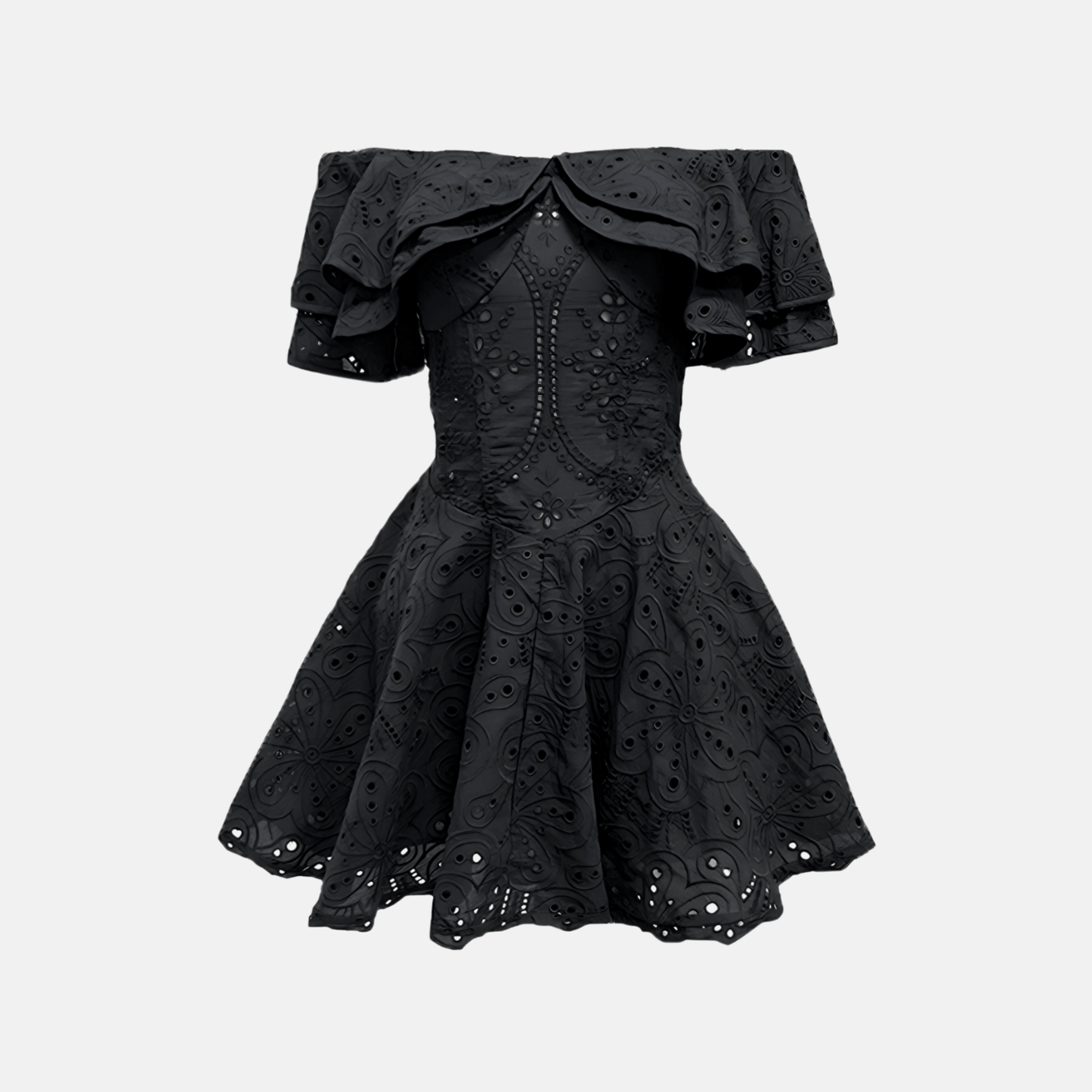 Twilight Ruffle Mini Dress