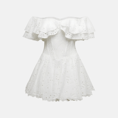 Twilight Ruffle Mini Dress