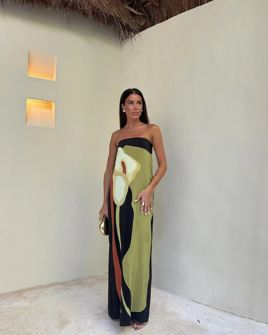 Modern Bloom Maxi Dress